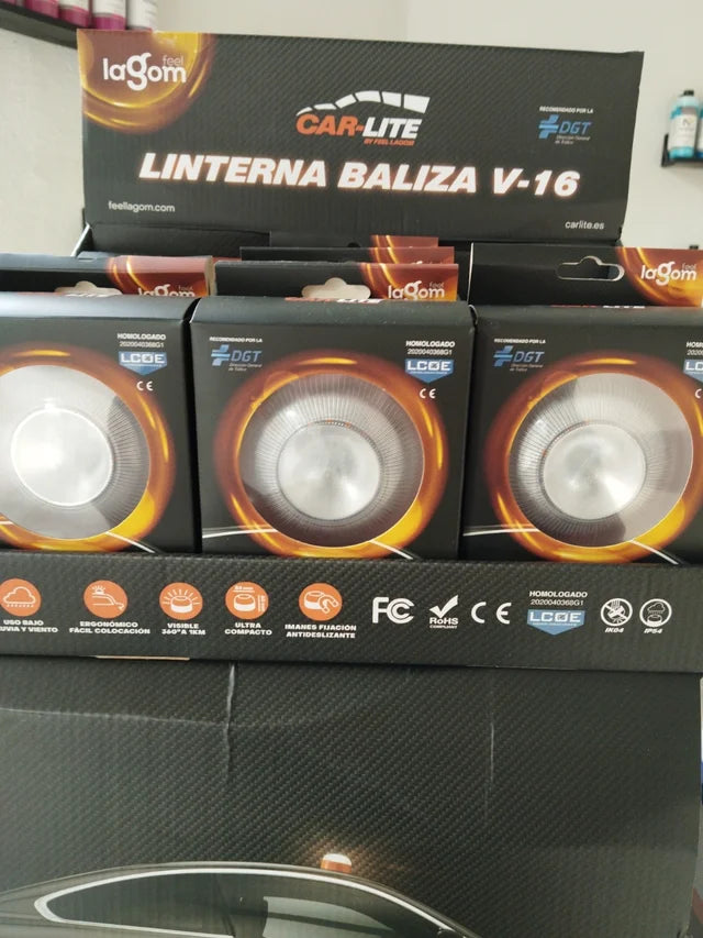 BALIZAS/LINTERNA V-16 HOMOLOGADAS DGT